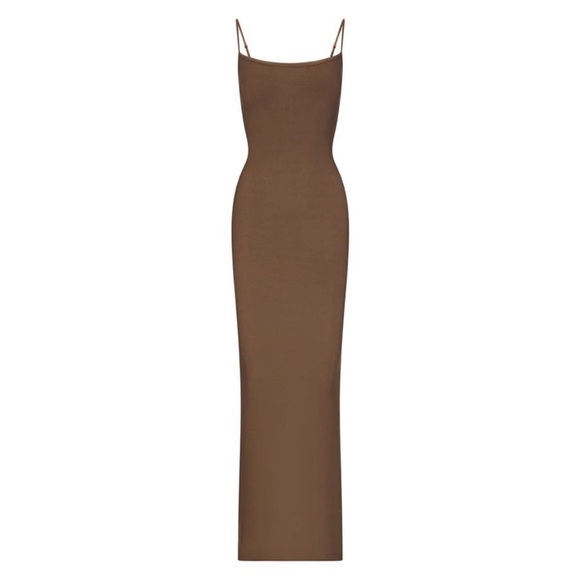 NWT SKIMS lounge slip dress in oxide - Picture 4 of 7